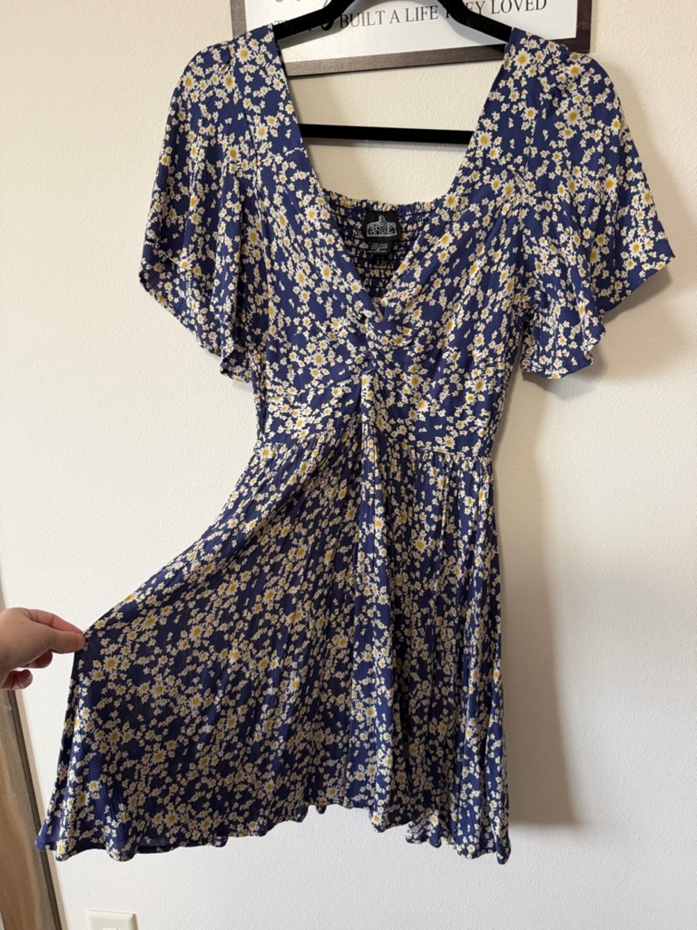 Angie Floral V-Neck Women's Mini Dress